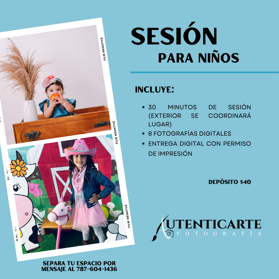 Sesión para niños